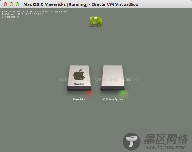 Ubuntu下使用VirtualBox安装Mac OS X Mavericks(10.9)