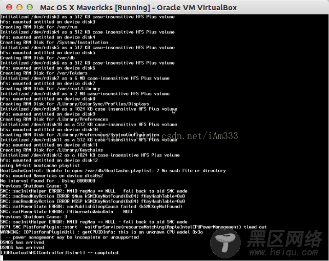 Ubuntu下使用VirtualBox安装Mac OS X Mavericks(10.9)