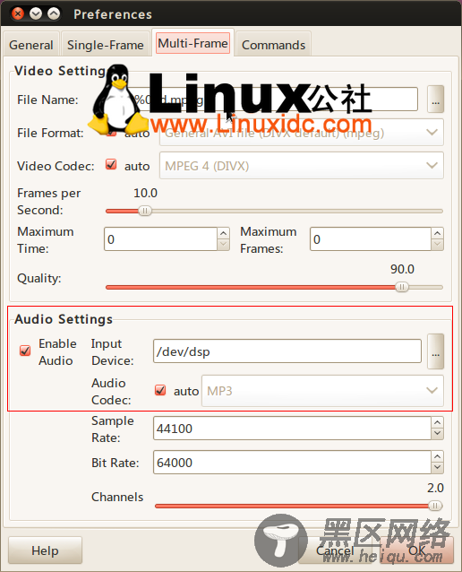 Ubuntu 10.04屏幕录像软件Xvidcap安装及详细配置