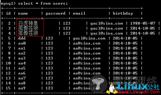 MySQL客户端输出窗口显示中文乱码问题解决办法