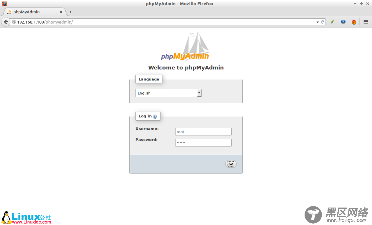 使用 phpMyAdmin 管理 MySQL 数据库（可选）