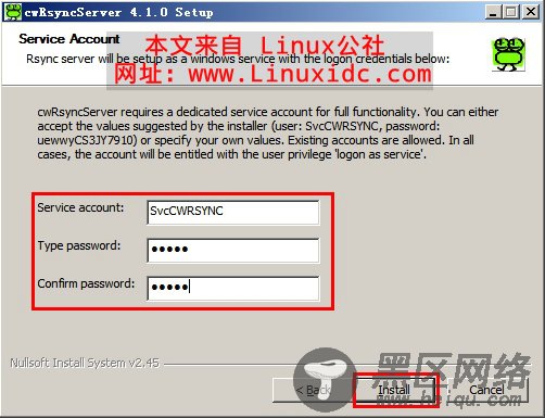 cwRsyncServer实现从Windows下数据实时同步到Linux服务器