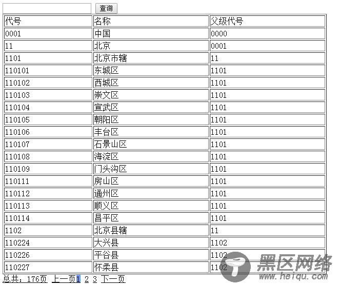 Ajax实现无刷新分页实例代码