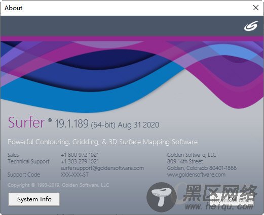 Golden Software Surfer汉化破解版