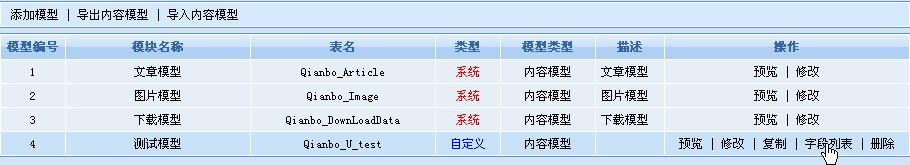 千博政府网站解决系统安装及自定义模型操作