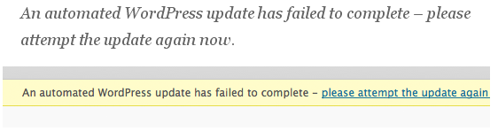 WordPress自动升级失败应对举措
