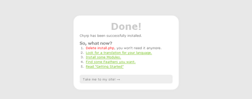 Chyrp：真正的轻量级博客法子