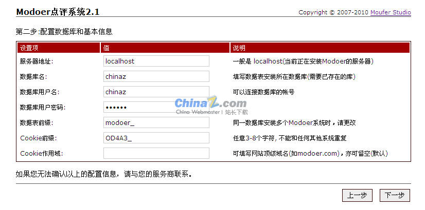 初次操作Modoer多成就点评系统记录