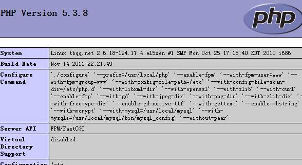 Cherokee配置虚拟主机支持PHP