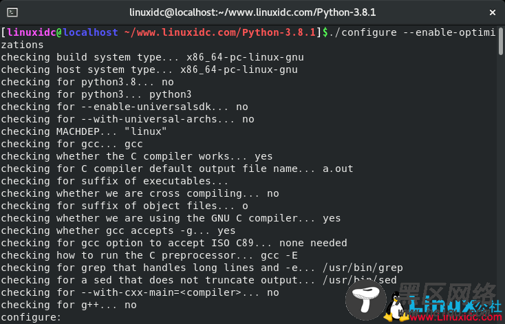 如何在CentOS 8上安装Python 3.8.1