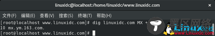 如何在Linux中安装和使用dig和nslookup命令