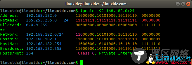 如何使用ipcalc工具计算IP子网地址