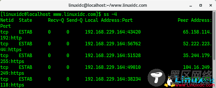 Linux下12个监视网络连接的ss命令示例