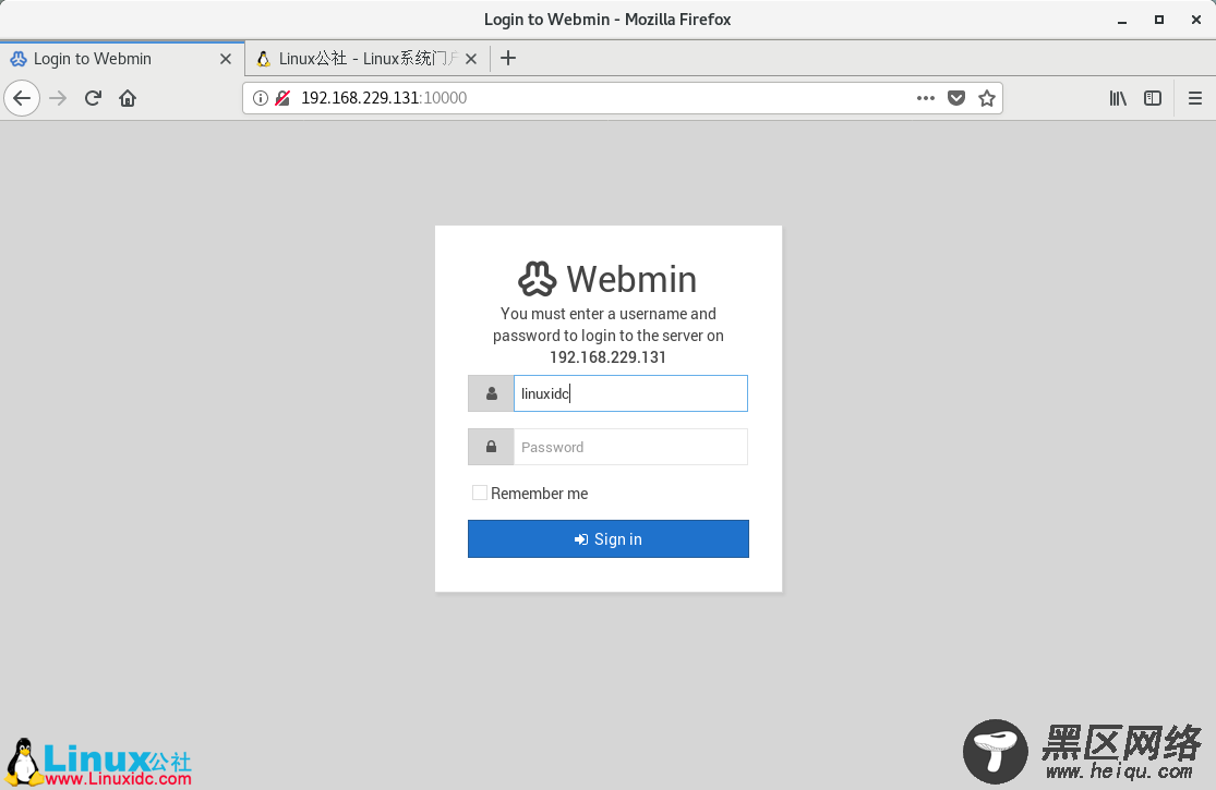 CentOS 7上使用Webmin进行Linux的远程管理