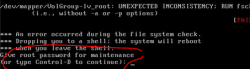 Linux文件系统损坏导致无法正常启动与fsck修复工