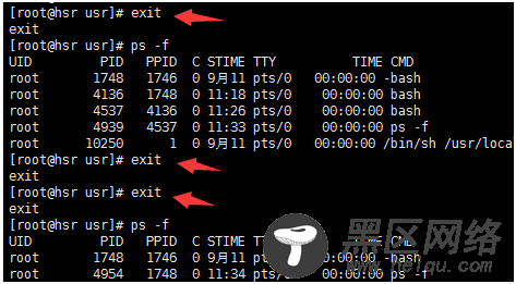 Linux shell类型，shell父子关系，子shell用法