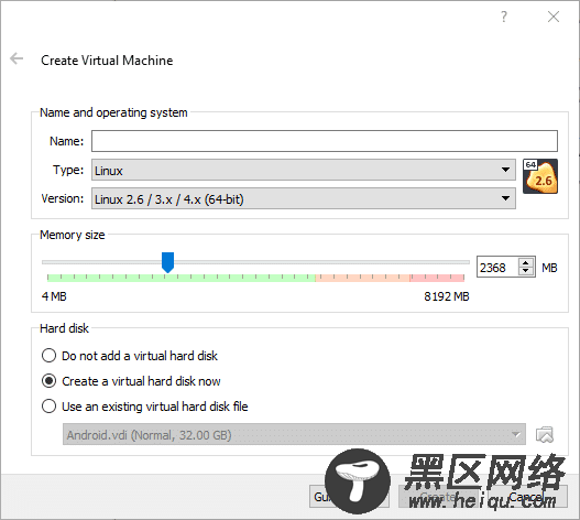 在 VirtualBox 中安装 Andriod 系统