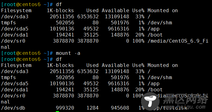 Linux挂载命令mount 详解