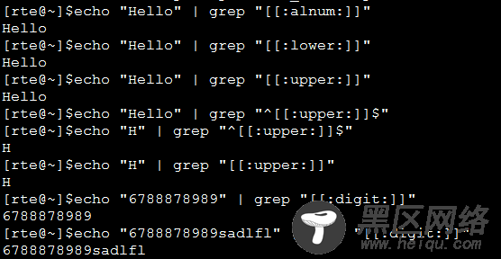 Linux正则表达式grep基础入门