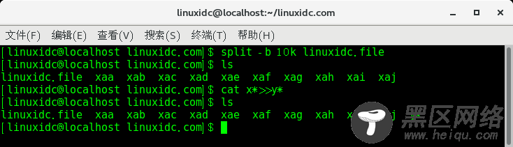 Linux split命令拆分文件详解