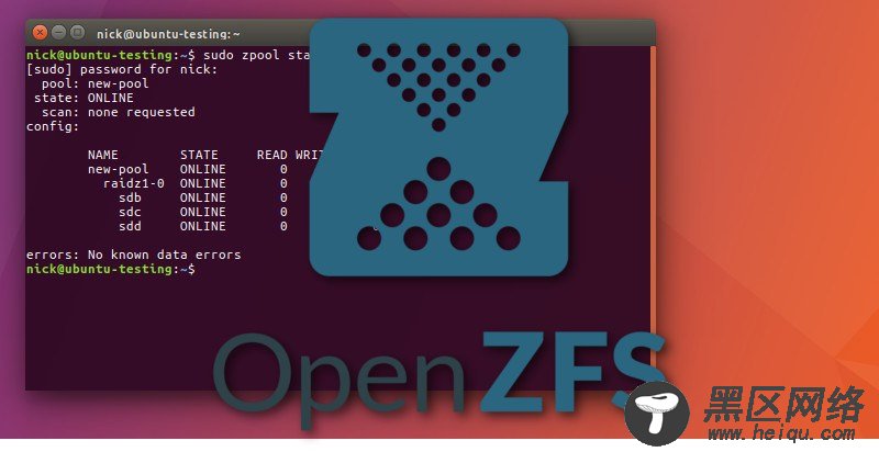 如何在 Ubuntu 上使用 ZFS 文件系统