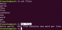 Linux 的 fmt 命令用法与案例