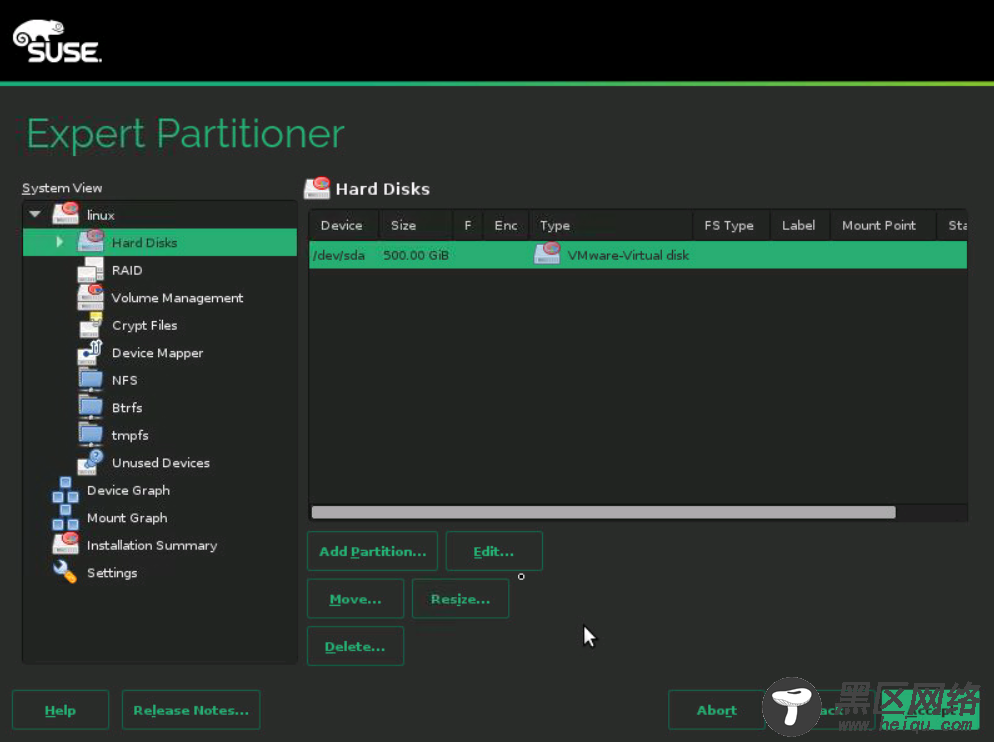 SUSE Linux Enterprise 12 系统安装及LVM设置详解