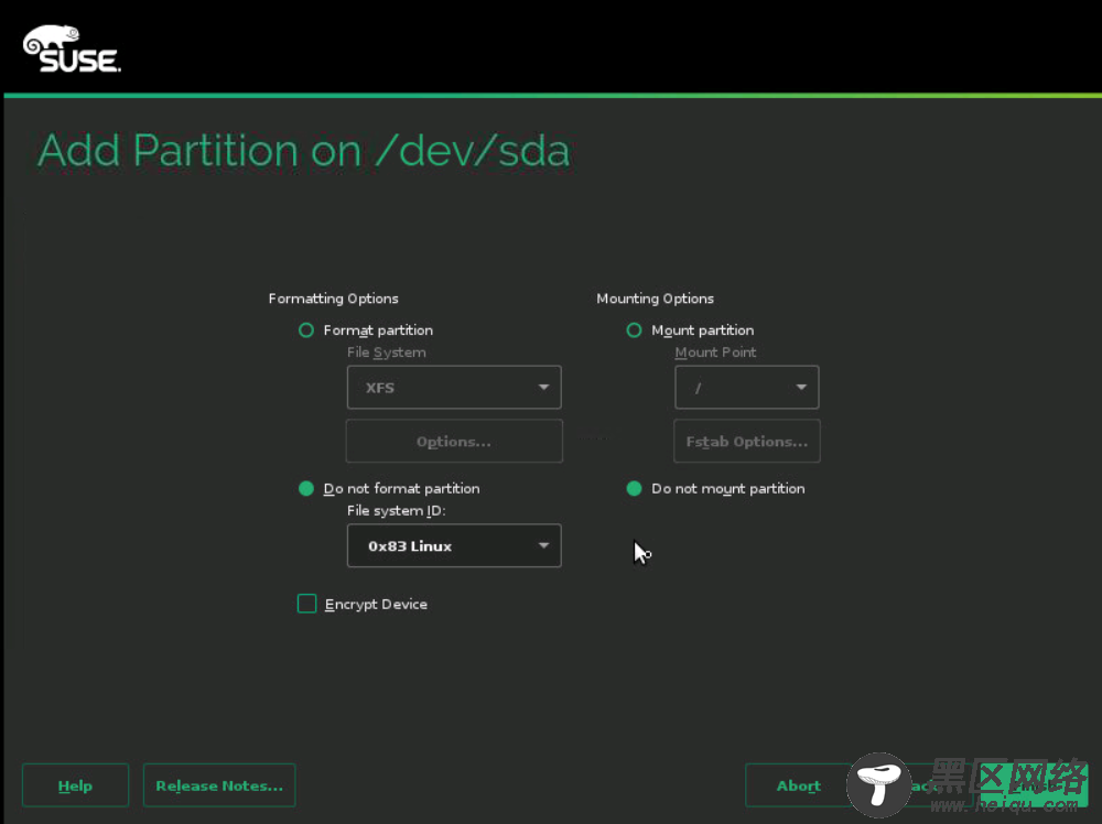 SUSE Linux Enterprise 12 系统安装及LVM设置详解