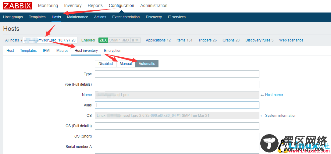 Zabbix 模板 Template 的 Screen 到底在哪里？