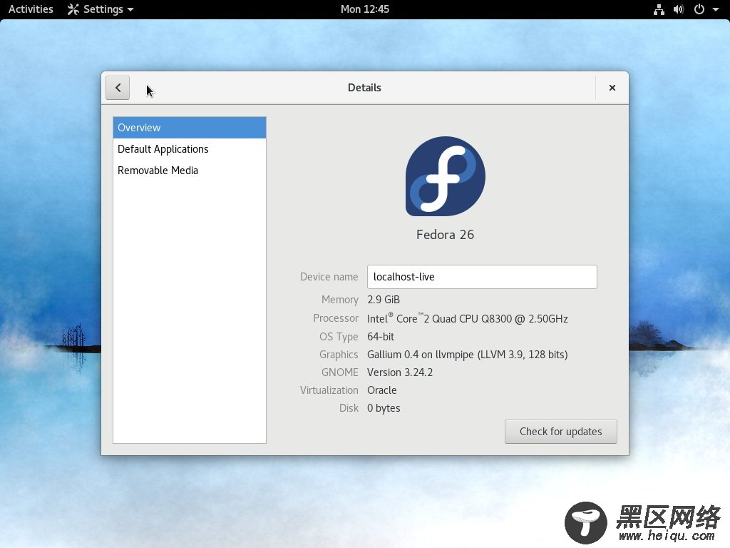 从Fedora 25升级到Fedora 26