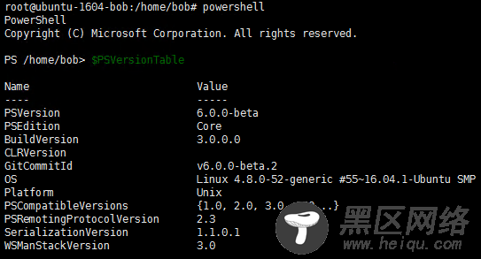 Ubuntu 16.04上PowerShell Core安装使用
