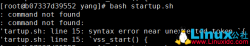 syntax error near unexpected token 脚本报错误解决