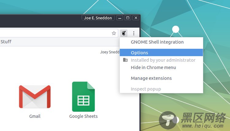 使用Google Chrome实现台式机之间同步GNOME Shell扩展