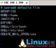 Linux添加用户命令useradd