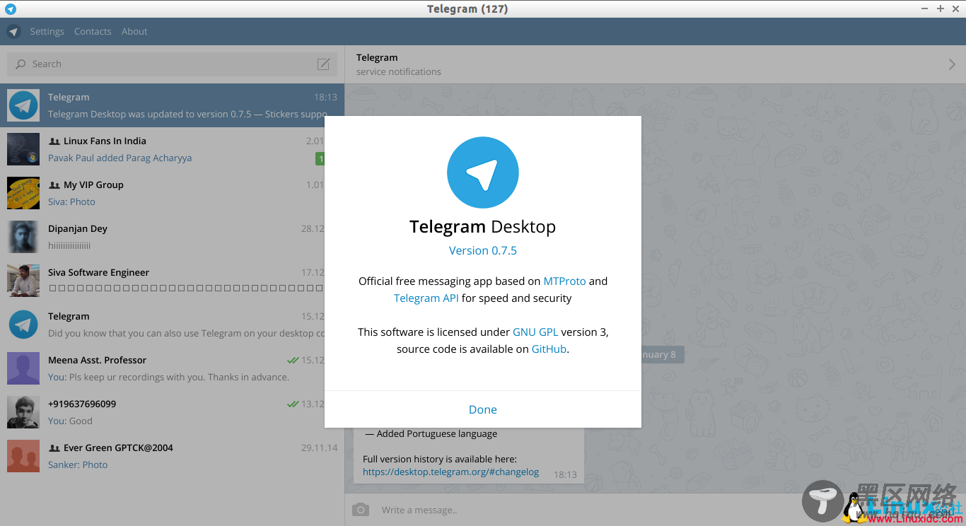 如何在Ubuntu上安装Telegram即时通讯软件？