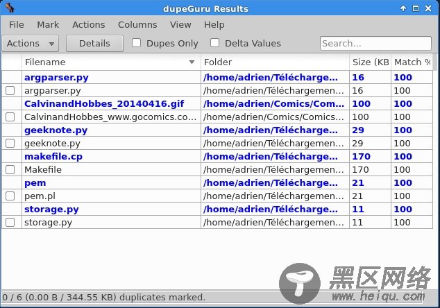 Linux下删除重复文件的神器：dupeGuru