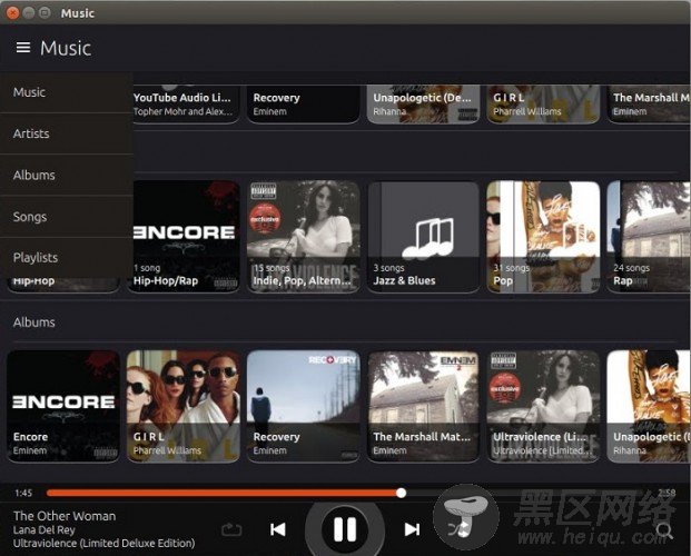 Ubuntu 14.10 安装Ubuntu Touch 音乐应用显示