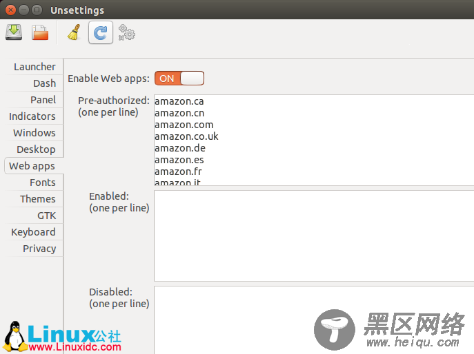 Ubuntu 14.10安装图形配置程序Unsettings