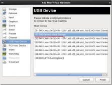 KVM usb passthrough配置