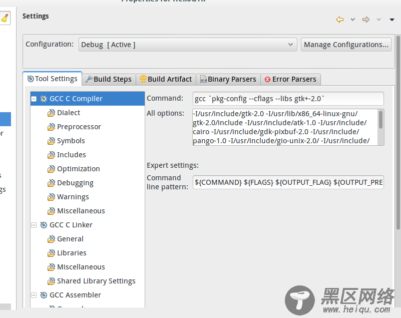 Ubuntu Eclipse 配置 Gtk+2.0 库