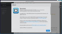 Ubuntu 用户安装 Adobe 的编辑器 Brackets 1.0