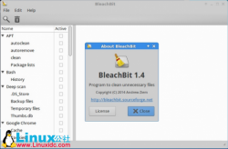 Linux下安装系统清理软件 BleachBit 1.4