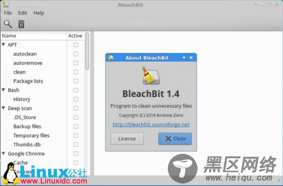 BleachBit 1.4