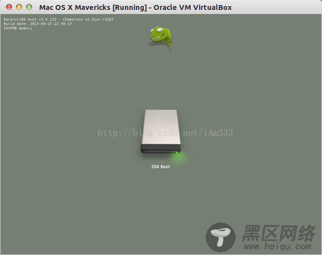 Ubuntu下使用VirtualBox安装Mac OS X Mavericks(10.9)