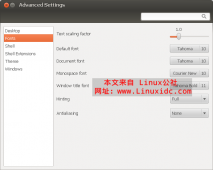 Ubuntu 字体设置：使用Windows 字体