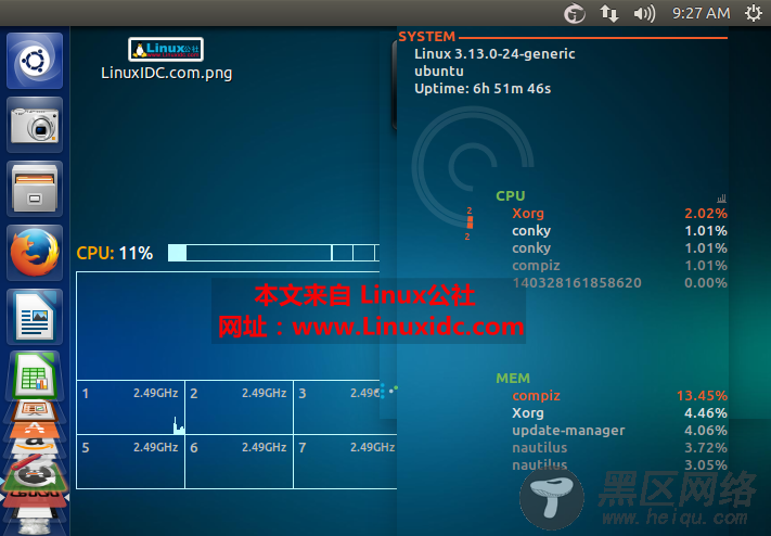 Ubuntu 14.04安装 Conky Manager 2.0.2 新用户界面