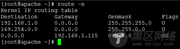 Linux系统静态路由和火墙路由