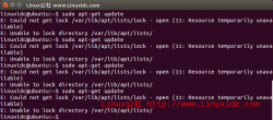 Ubuntu使用教程：E: 无法获得锁 /var/lib/apt/lists/lo