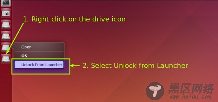 Remove drive cons from Ubuntu 14.04 unity launcher