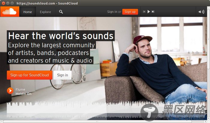 Ubuntu 14.04安装声云（SoundCloud）